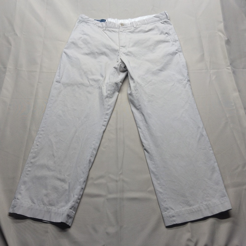 Polo Ralph Lauren Preston Pants Mens 38x32 Khaki Chino Classic